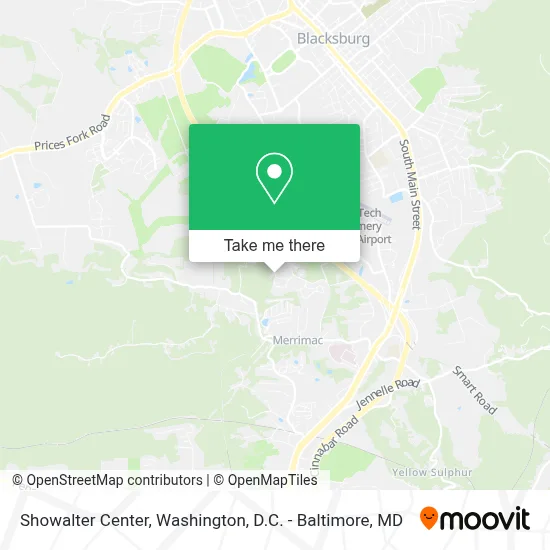Showalter Center map