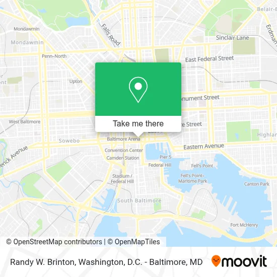 Randy W. Brinton map