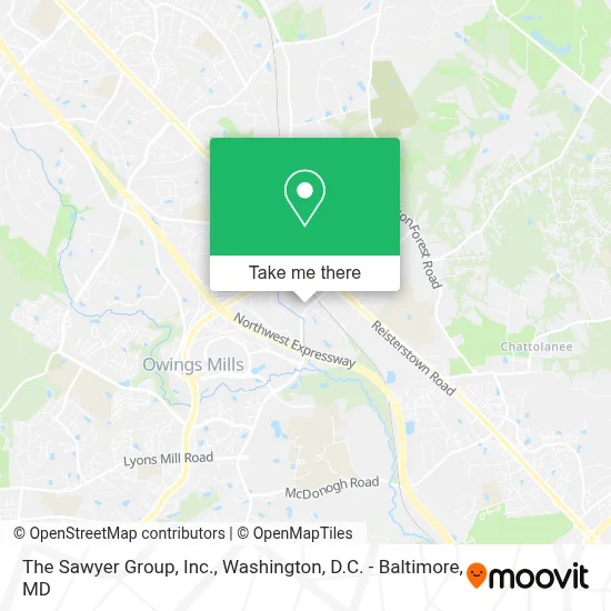 The Sawyer Group, Inc. map