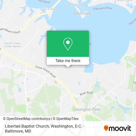 Libertad Baptist Church map