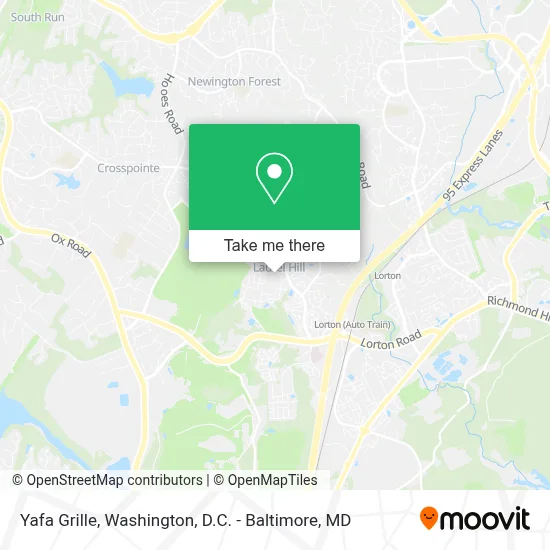 Yafa Grille map