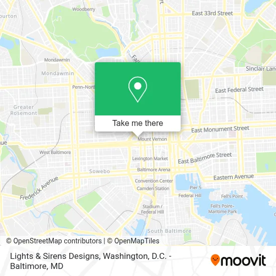 Lights & Sirens Designs map