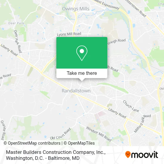 Master Builders Construction Company, Inc. map