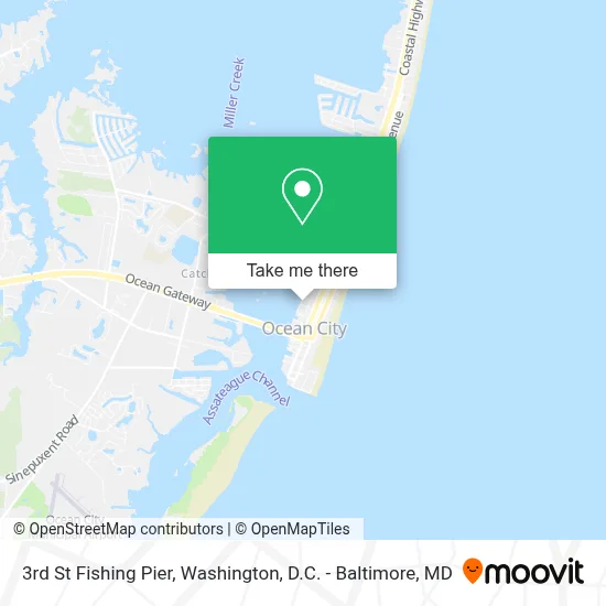 3rd St Fishing Pier map