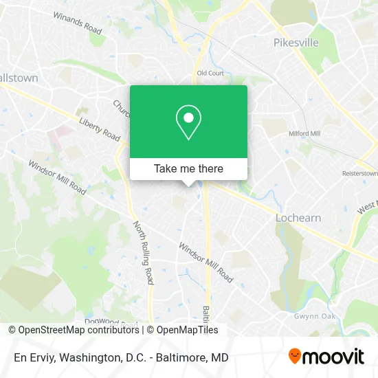 En Erviy map