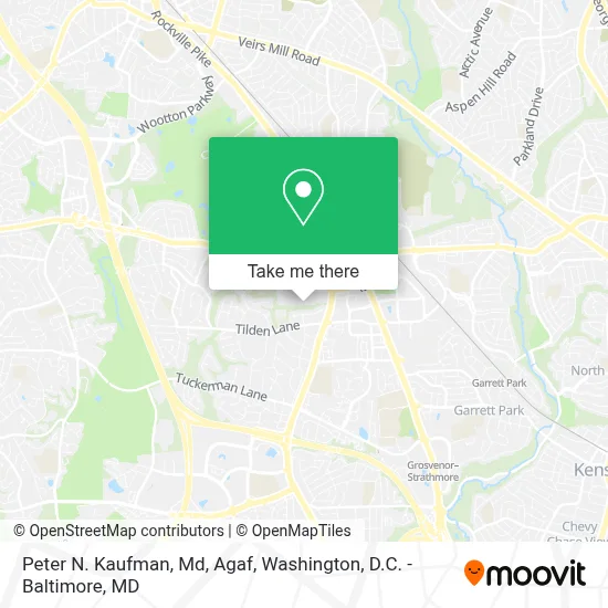 Peter N. Kaufman, Md, Agaf map