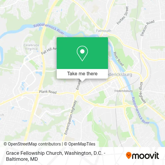 Grace Fellowship Church map
