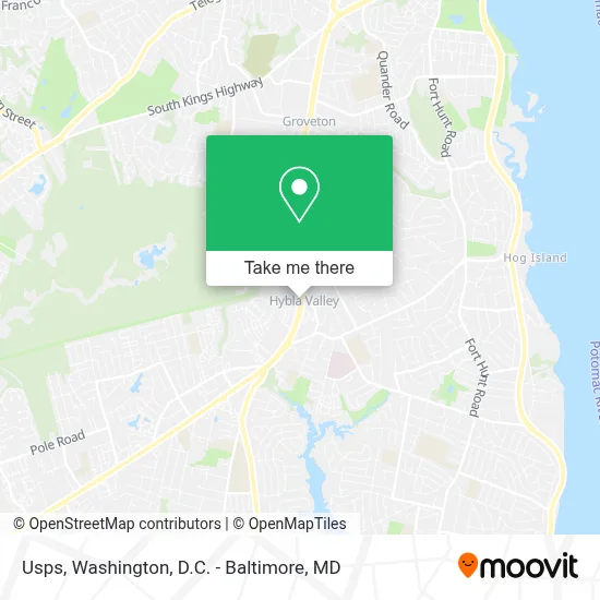 Usps map
