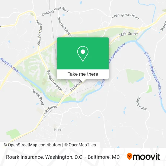 Roark Insurance map