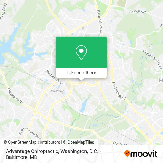 Advantage Chiropractic map