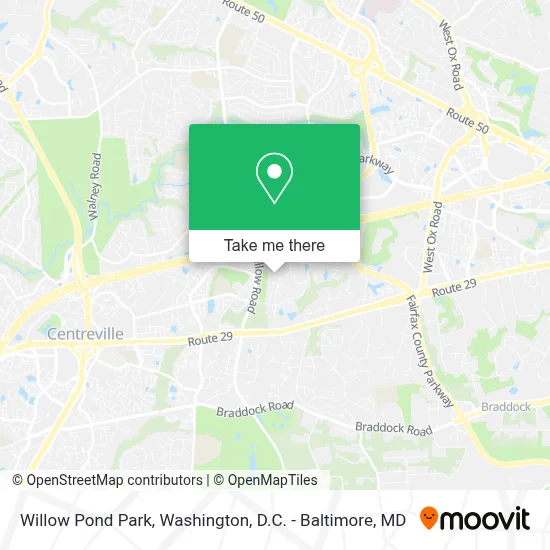 Willow Pond Park map