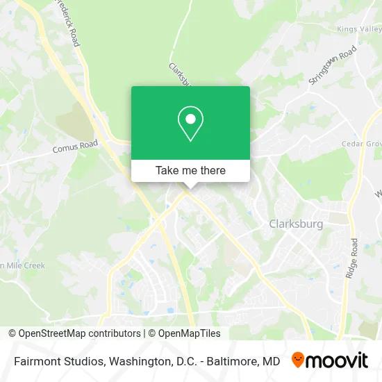 Fairmont Studios map
