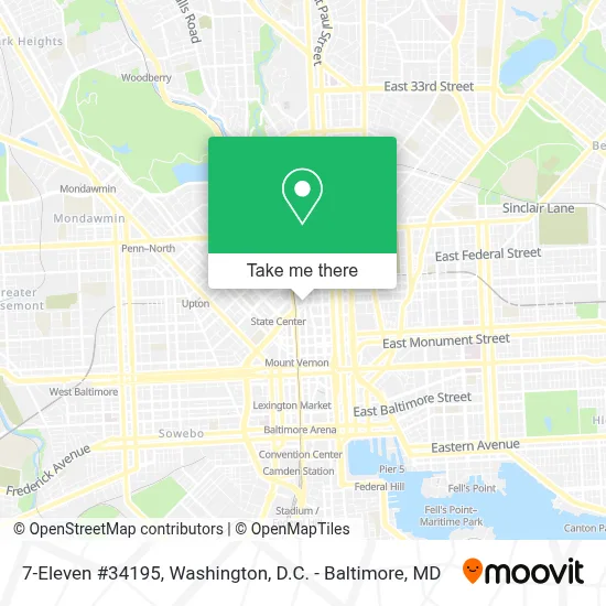 7-Eleven #34195 map