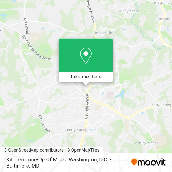 Kitchen Tune-Up Of Moco map