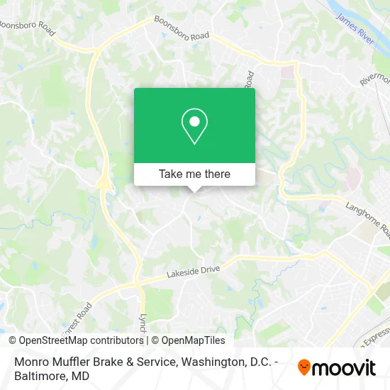 Monro Muffler Brake & Service map