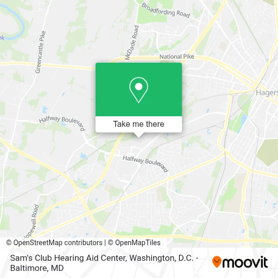 Sam's Club Hearing Aid Center map