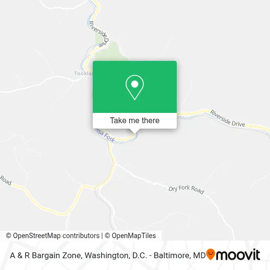 A & R Bargain Zone map