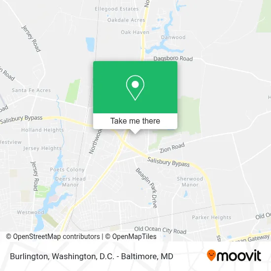 Burlington map