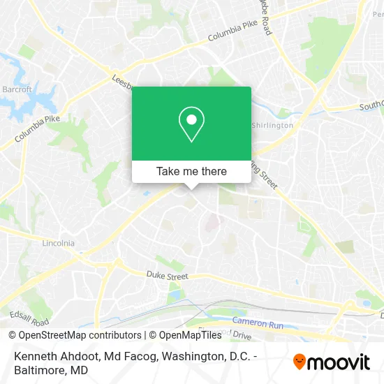 Kenneth Ahdoot, Md Facog map