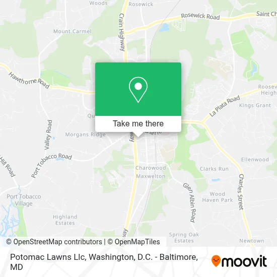 Potomac Lawns Llc map