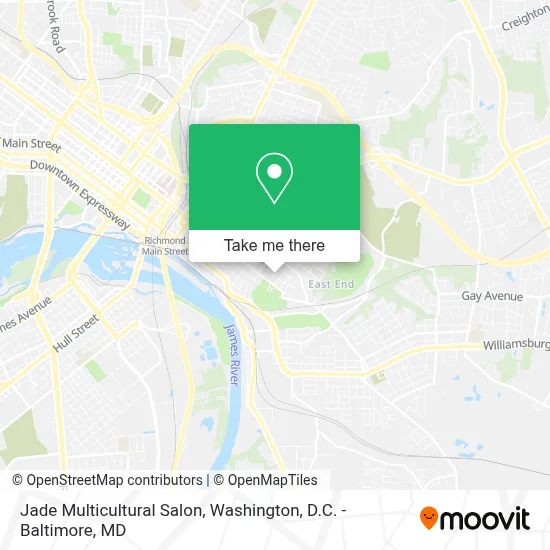 Jade Multicultural Salon map