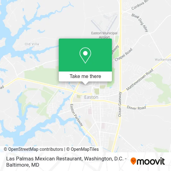 Las Palmas Mexican Restaurant map