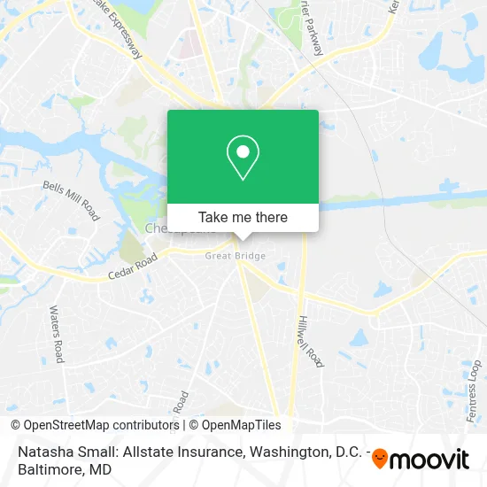 Natasha Small: Allstate Insurance map