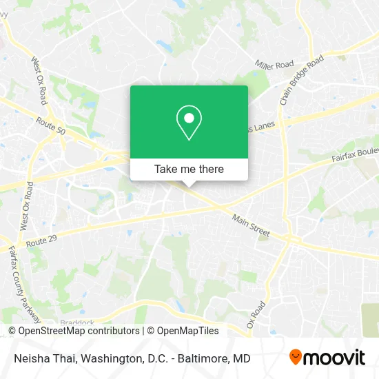 Neisha Thai map