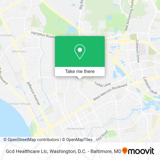 Gcd Healthcare Llc map