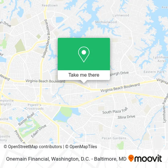 Onemain Financial map
