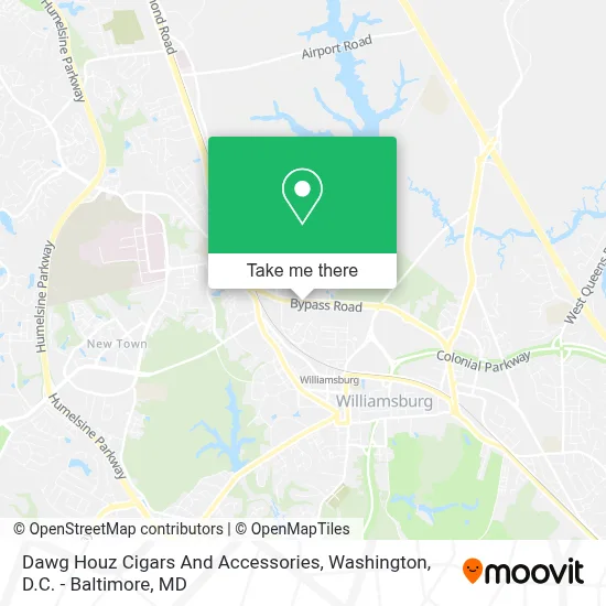 Dawg Houz Cigars And Accessories map