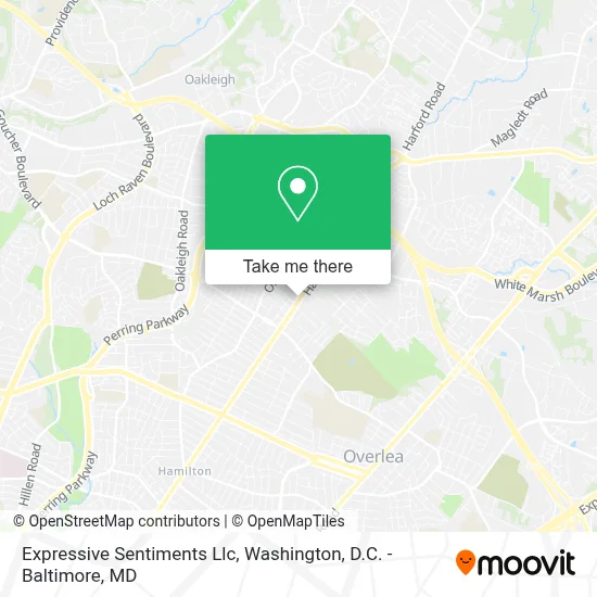 Expressive Sentiments Llc map