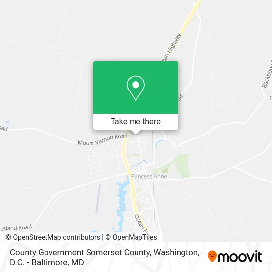 County Government Somerset County map