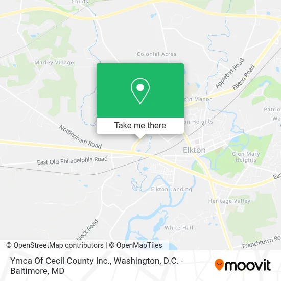 Ymca Of Cecil County Inc. map