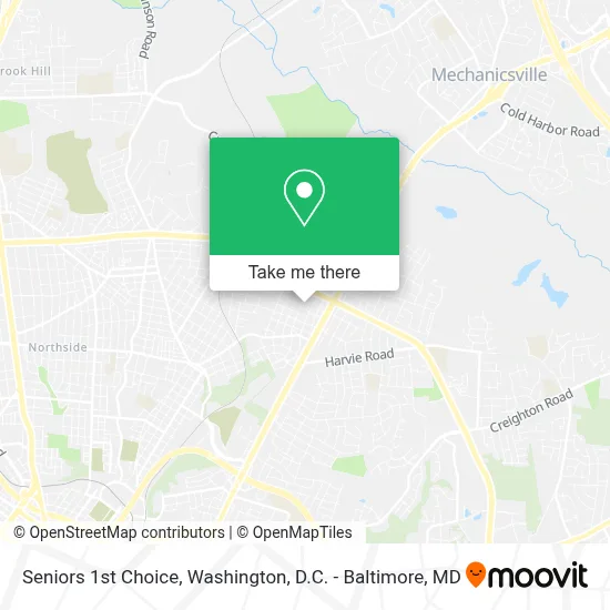 Seniors 1st Choice map