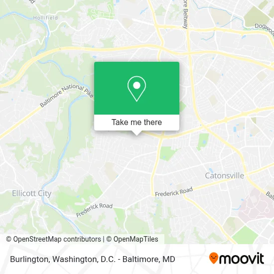 Burlington map