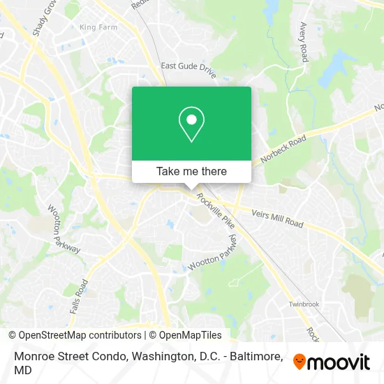 Monroe Street Condo map