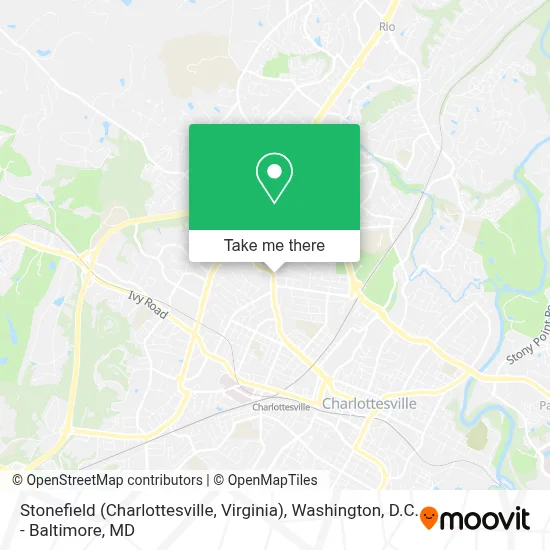 Stonefield (Charlottesville, Virginia) map