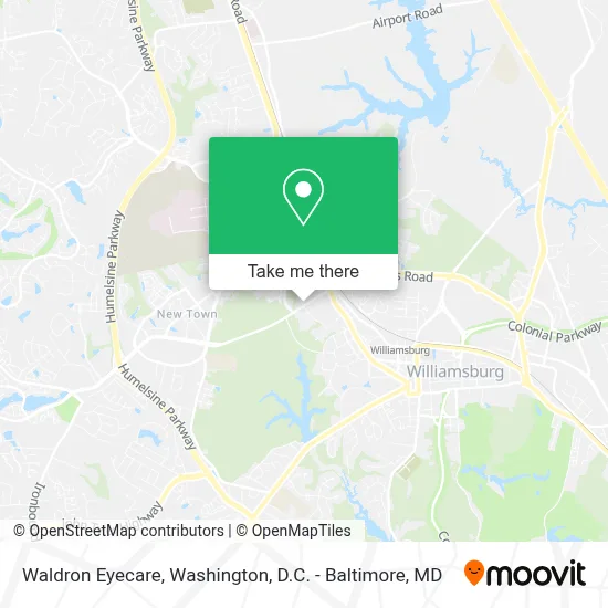 Waldron Eyecare map