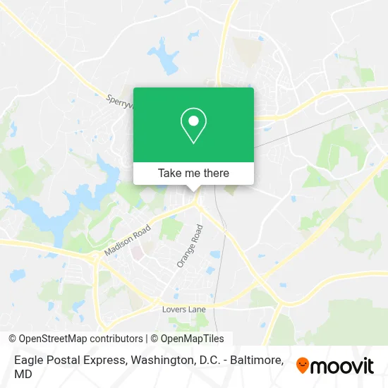 Eagle Postal Express map