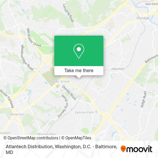Atlantech Distribution map