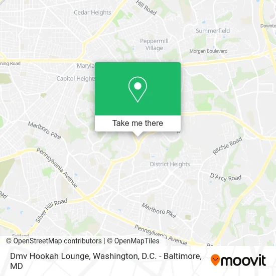 Dmv Hookah Lounge map