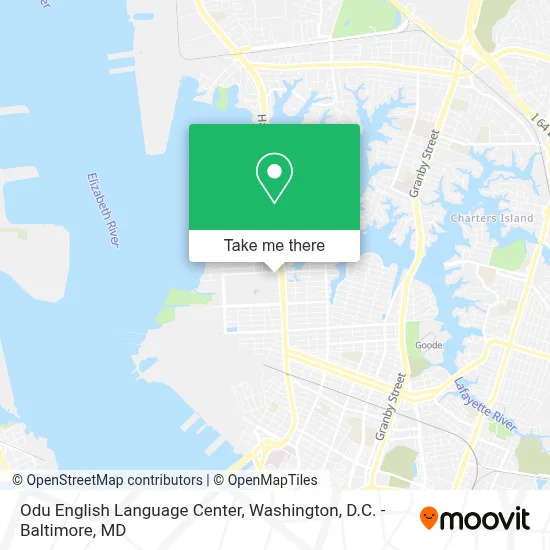 Odu English Language Center map
