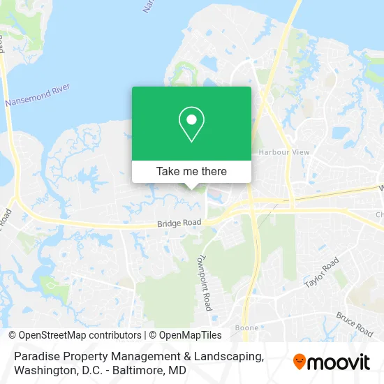 Paradise Property Management & Landscaping map