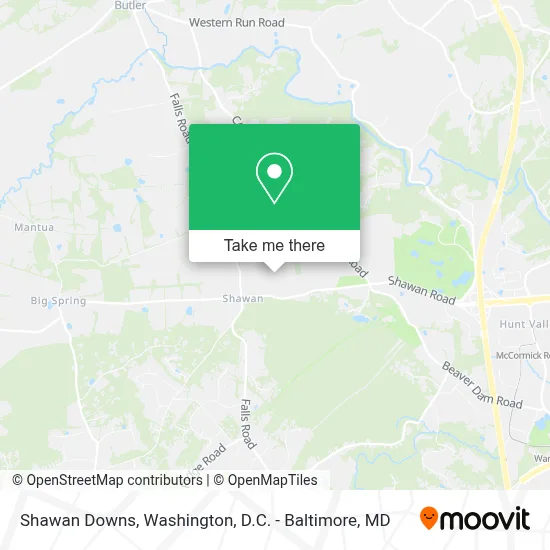 Shawan Downs map