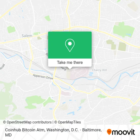Coinhub Bitcoin Atm map