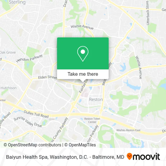 Baiyun Health Spa map