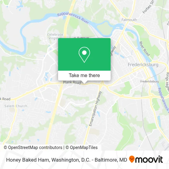 Honey Baked Ham map