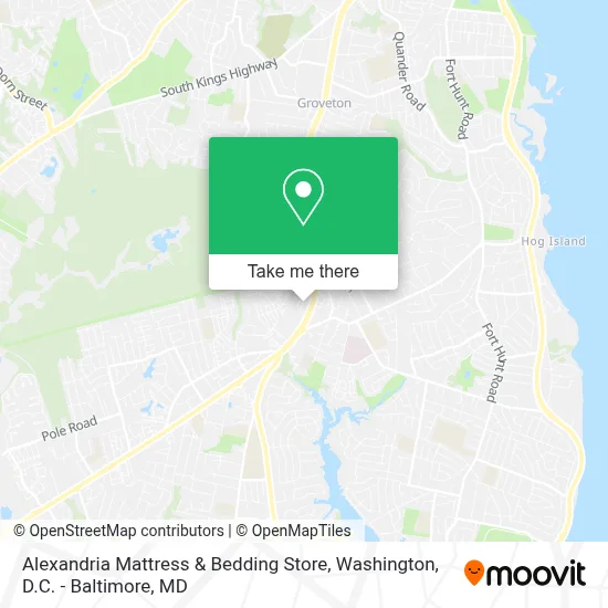 Alexandria Mattress & Bedding Store map
