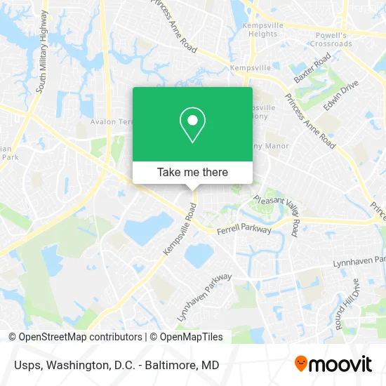 Usps map